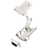 Encitech DTSL09-T-JSRG+DMS-K 6355-0040-31 D-SUB Buchsenleisten-Set 180° Polzahl: 9 Lötkelch 1 Set
