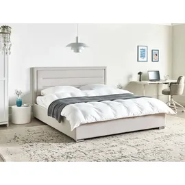 Beliani Rouen 180 x 200 cm Hellbeige