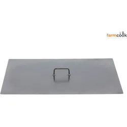 FARMCOOK Feuerschalen Abdeckung Feuerschalen Deckel unlakiert 81 x 81 cm