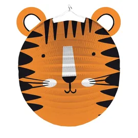 Amscan Laterne Formshaped Tiger Orange