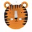 Amscan Laterne Formshaped Tiger Orange