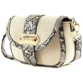 Valentino Gigante Umhängetasche Kunstleder Beige/Mehrfarbig