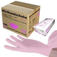 SFM ® PINKLETS : XS Nitrilhandschuhe puderfrei F-tex pink (1000)