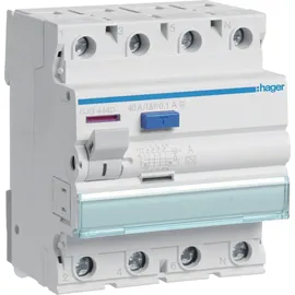 Hager 4-polig 40A 100mA