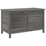 furnicato Gartentruhe 99 x 49,5 x 58,5 cm Anthrazit