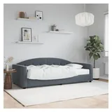 vidaXL Tagesbett 90 x 190 cm Dunkelgrau