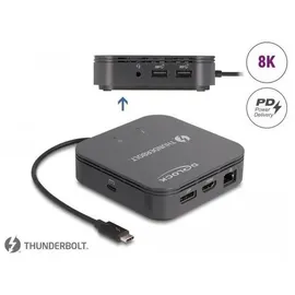 DeLock USB-C® Dockingstation 8K - Schwarz