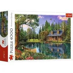 Puzzle 4000 Hütte am See