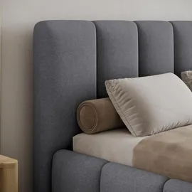 petits-meubles Bett 180 x 200 cm Grau