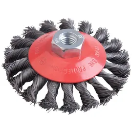 Fortis Kegelbürste Stahldraht 100x0,5mm gezopft FORTIS