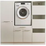 laundreezy LDSK8 Mehrzweckschrank 167,5 x 162 x 67,5 cm Weiß Metall