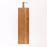 SCHÖNER LEBEN. XXL Servierbrett Bambus 100x26x5,5cm
