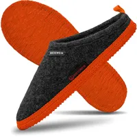 GIESSWEIN Woolpops - Hausschuhe für Damen & Herren [EU 36-46] - Filzpantoffeln Gästehausschuhe - Pantoffeln Herren & Damen - Warme Hausschuhe für Gäste - Flauschige Slippers Gästepantoffeln - 42 EU