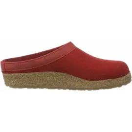 Haflinger Grizzly Torben Damen Pantoffeln, Rubin