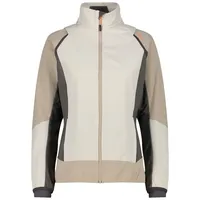 CMP Woman Jacket Hybrid With Detachable Sleeves vaniglia (A238)
