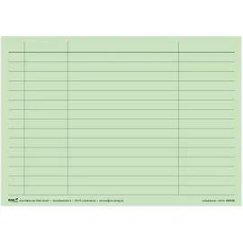 RNK Urlaubskarte 2026 A5 grün 10 Stück