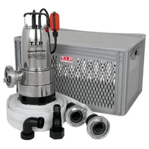 T.I.P. Maxima 350 IPX DUO Schmutzwasser-Tauchpumpe 20000 l/h inkl. Gewebeschlauch
