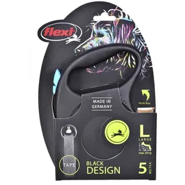 flexi flexi® Black Design L 5 m, blau