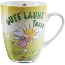 NICI Gute Laune Tasse Kaffeetasse 0,27 l Weiß