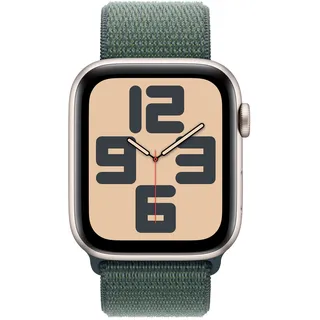 GPS + Cellular 44 mm Aluminiumgehäuse Polarstern, Sport Loop Seegrün