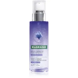 Klorane Cornflower Super-Charged Hydra-Plumping Serum Aktives Serum zur Hautaufhellung und -glättung 40 ml