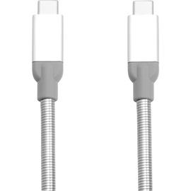 Verbatim Sync & Charge Stainless Steel USB-C auf USB-C Ladekabel