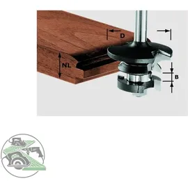 Festool Konterprofilfräser Feder HW S8 D43/21 A/KL