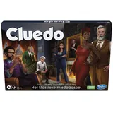 Cluedo Gesellschaftsspiel, erneuertes Cluedo-Spiel für 2 bis 6 Spieler, Kriminsp