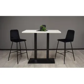 58 aufm Kessel Tresentisch 70 x 106 x 120 cm Schwarz/Weiß