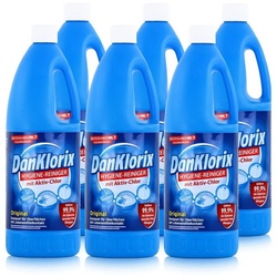 DanKlorix DanKlorix Hygiene-Reiniger 1,5L - Mit Aktiv-Chlor (6er Pack) Allzweckreiniger
