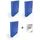 Livepac-Office Ringbuch DIN A5 40 mm Blau 3 St.