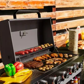 Royal Gourmet 4-Brenner Gasgrill 10 kW grau