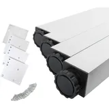 MS Beschläge Tischbein 4er Set 710 mm 46 x 46