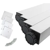 MS Beschläge Tischbein 4er Set 710 mm 46 x 46