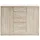 Stella Trading Kommode 109 x 86 x 35 cm Eiche Sonoma / Braun