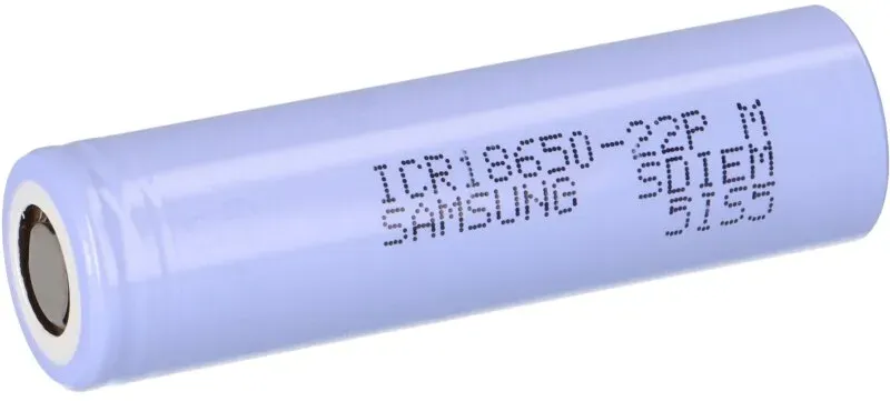 Samsung ICR Zelle Li-Ion 3,6V 2150mAh Zelle 4-3 A, ICR18650-22P