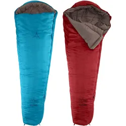 GRAND CANYON Kinderschlafsack Fairbanks 150 Kids Mumien Jugend Schlafsack +2°C Farbe: Red Dahlia