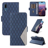 Handyhülle für Huawei P20 lite Hülle Leder, Handy Huawei P20 lite Handy Hüllen, Leder Flip Etui Handytasche Schutzhülle für Huawei P20 lite with Klapphülle Standfunktion Case blau