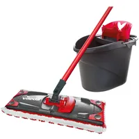 Vileda Ultramax Care Komplett Set, Bodenwischer Wischmopp mit Stiel