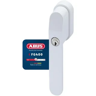 ABUS Abschließbarer Fenstergriff FG400 W AL0125 – Sicherheitslevel 5 – Weiß