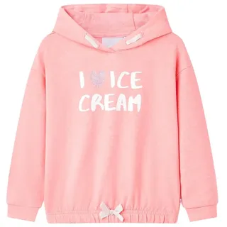 vidaXL Kinder-Kapuzenpullover Hellrosa 104