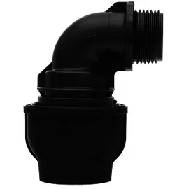 LE SANITAIRE Kunststoff-Klemmverbinder Typ PWA 25 mm x 3/4" Winkel