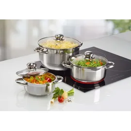 ELO Edition Red Topf-Set 3-tlg. Fleischtopf + Bratentopf + Kochtopf