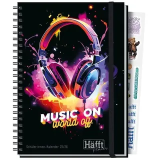 Häfft PLANER 25/26 Premium - Schüler-Kalender [Music on] EM