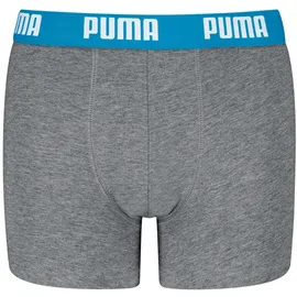 Puma Jungen Boxer Shorts, 6er Pack, » EVERYDAY BASIC BOXERS 6P ECOM Cotton Stretch Blau/Grau/Grün 170/176,
