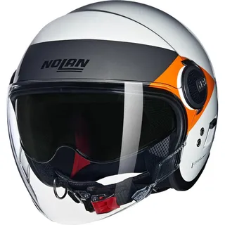 HELMET N21 VISOR 06 ONIRICO 346 M, White/Black/Orange