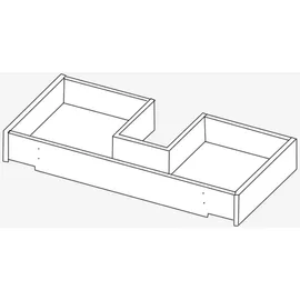 Evineo ineo2 Auszugskasten für Unterschrank B: 80 cm, BL000936,