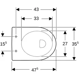 Geberit Renova Nr. 1 (203010000)