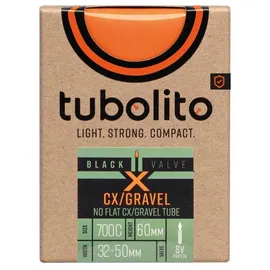 Tubolito X-tubo CX/Gravel – 700c/30 Zoll – 60-mm-Ventil – Schwarz