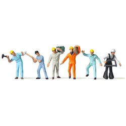 Auf der Baustelle Modell von Preiser 1:87